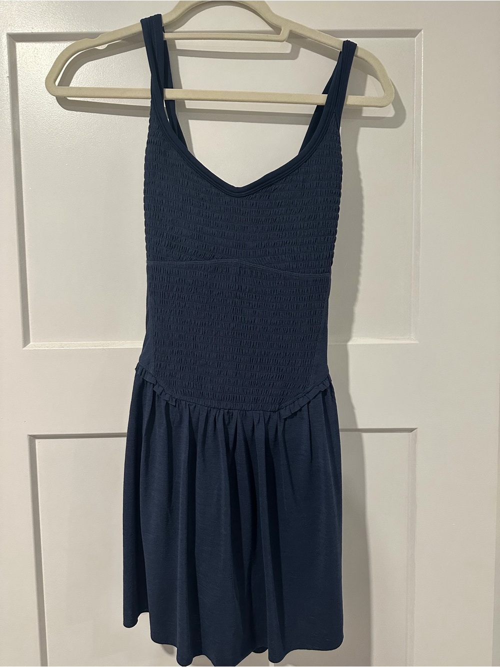 Free people movement navy Smocked Tank Dress
